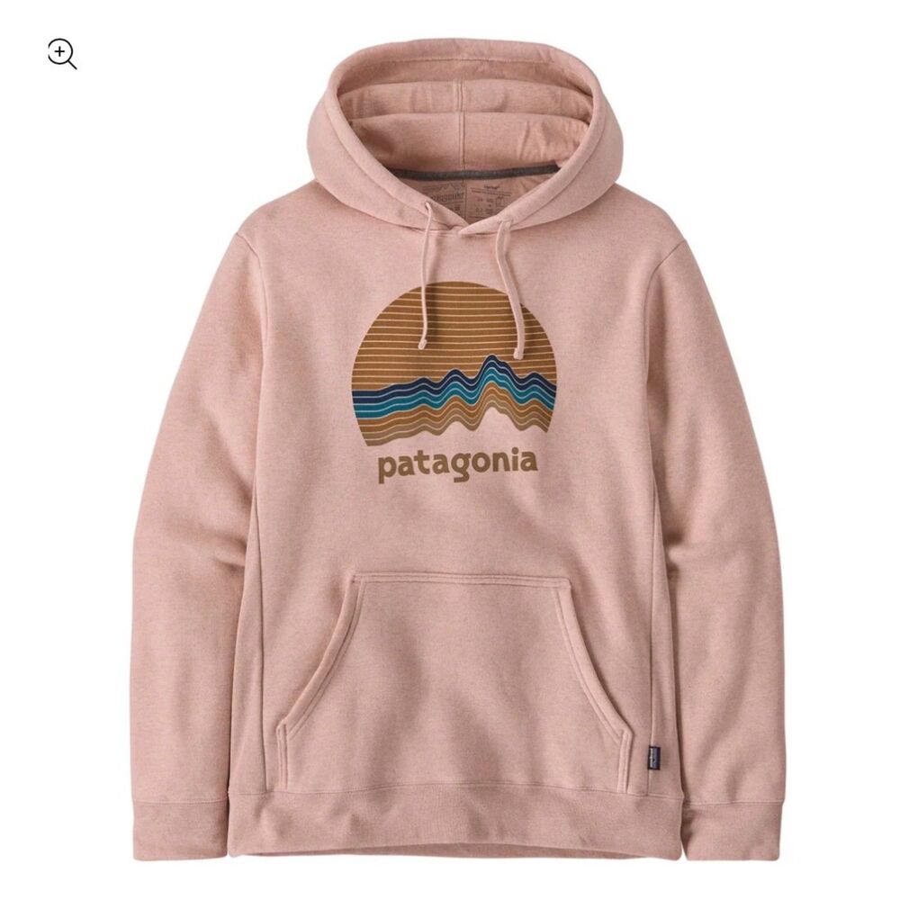 Patagonia Pink Womens Hoodie Ridgerise Moonlight Uprisal Hoody womens medium